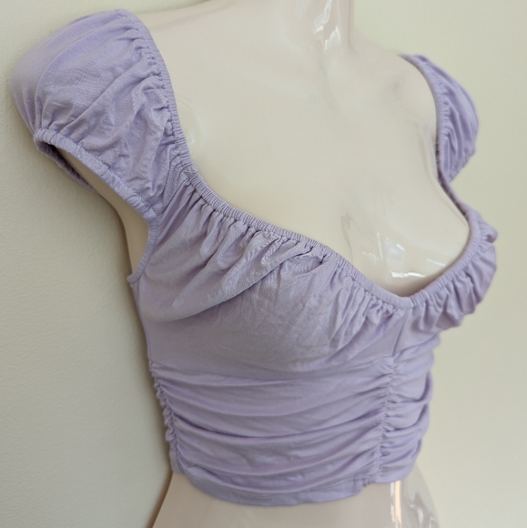 Free People Tops - Free People intimately cropped lilac top xs